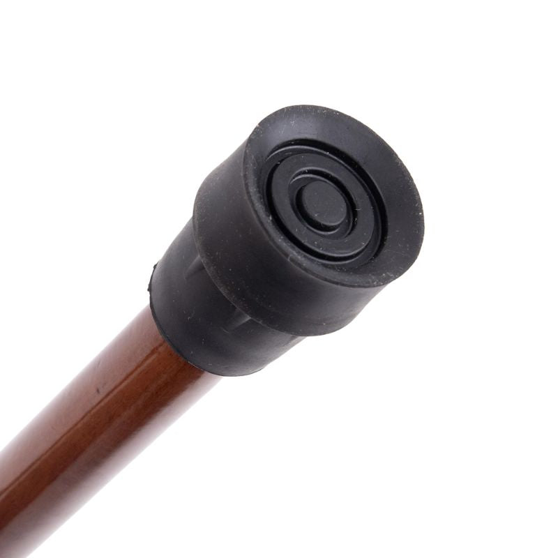 santa claus wooden walking cane - texture close-up