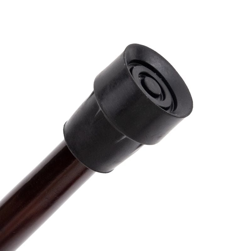 skull head wooden walking cane - texture close-up