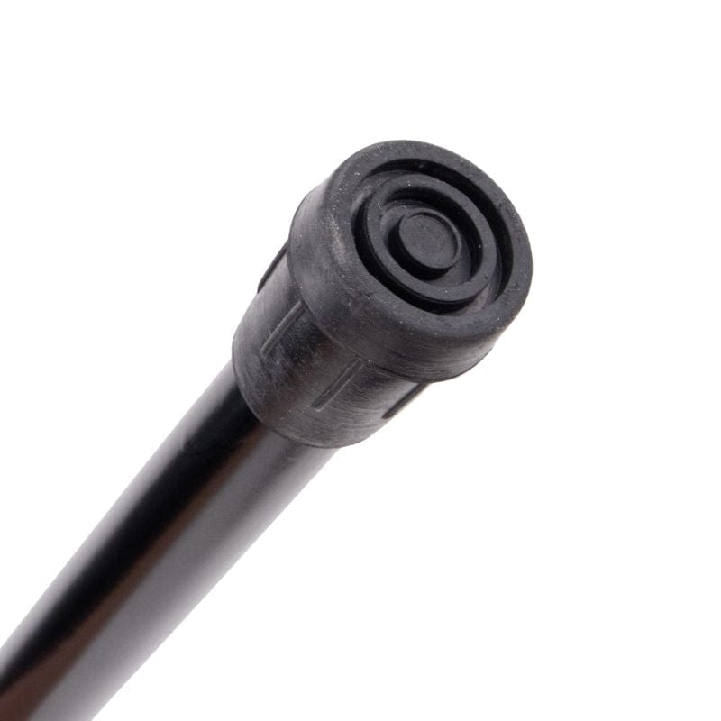 vintage wooden walking cane - tip and ferrule