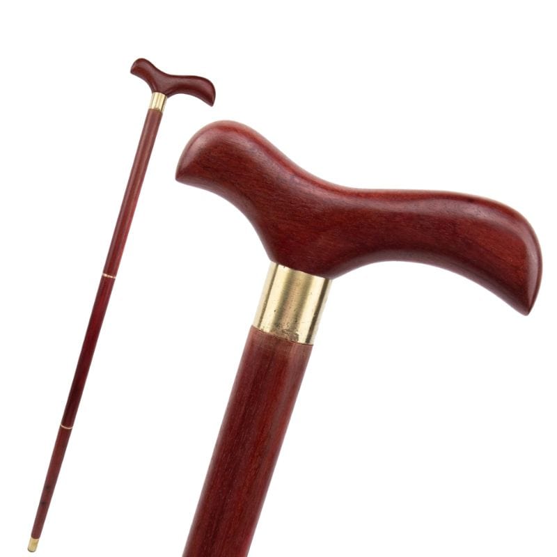 wooden walking cane for women